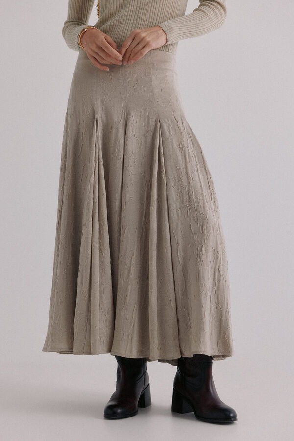 Hoss Intropia Rosa. Godets skirt Gray