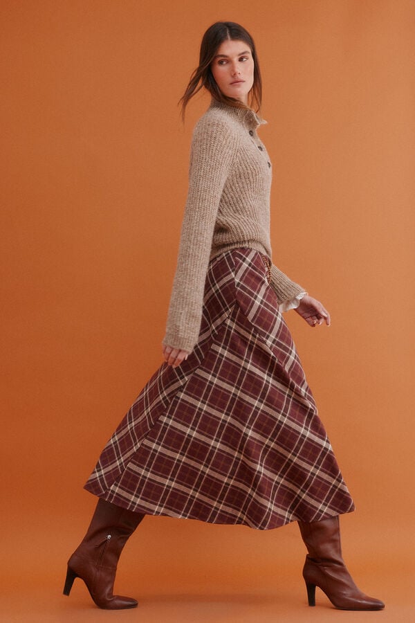 Hoss Intropia Ren&eacute;e. Saia xadrez Granada