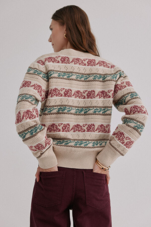 Hoss Intropia Irene. Camisola vazado Multicolorido