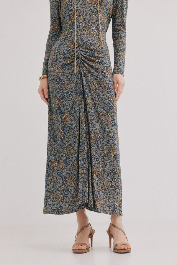 Hoss Intropia Raquel. Saia estampada Multicolorido