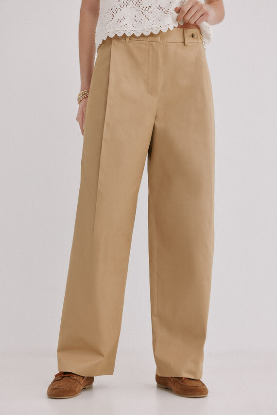 Pola. Pantalones corte recto