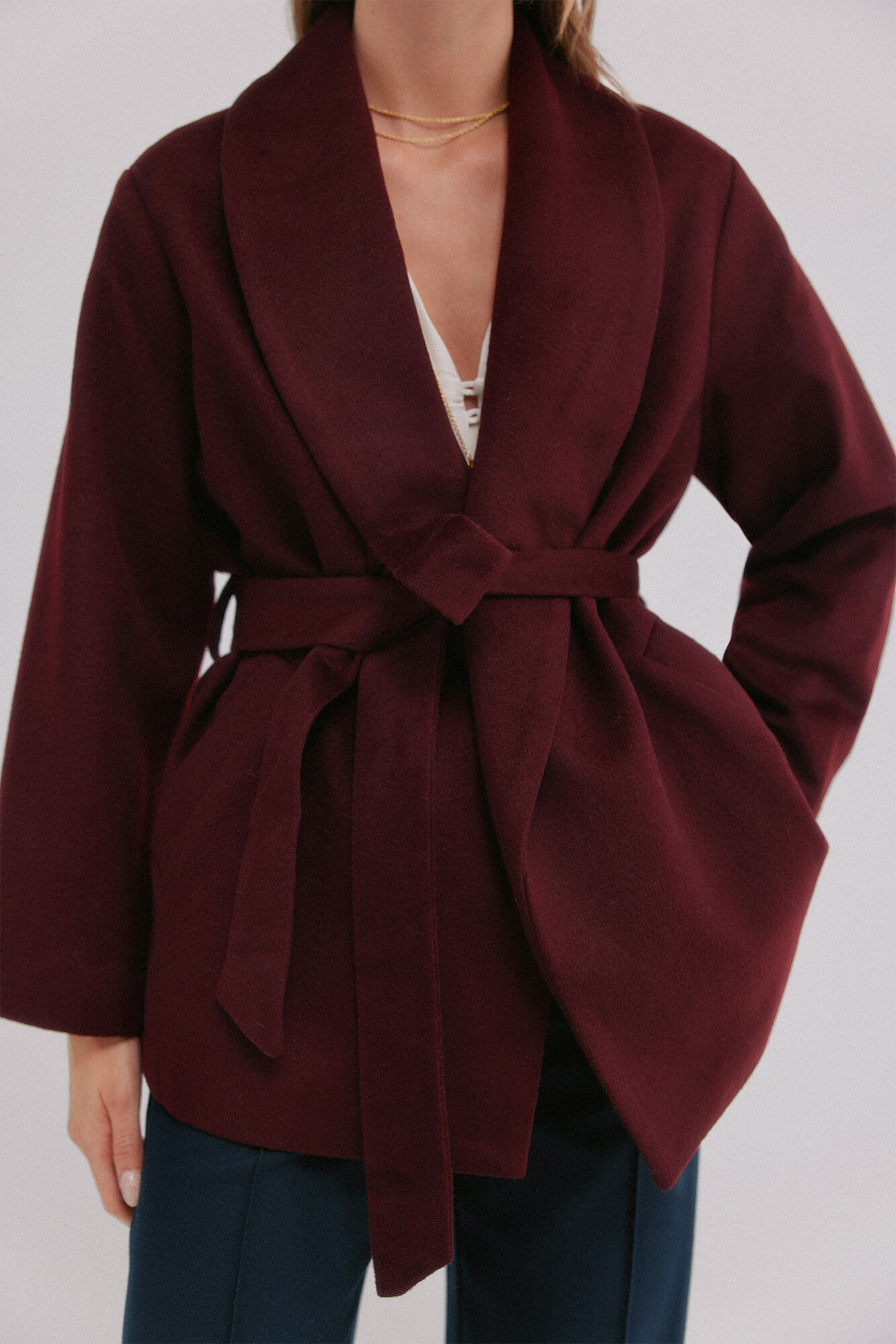 Hoss Intropia Filippa. Belted coat