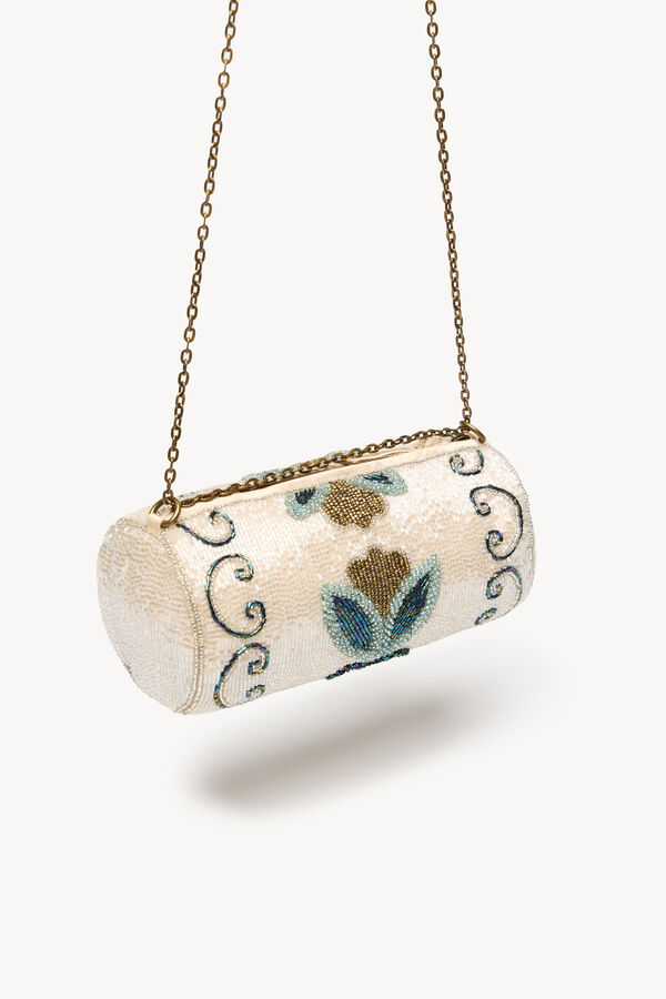 Hoss Intropia Nara. mala de missangas Ecru