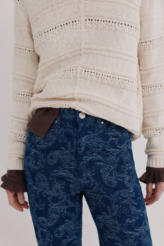 Brenda. Vaqueros jacquard