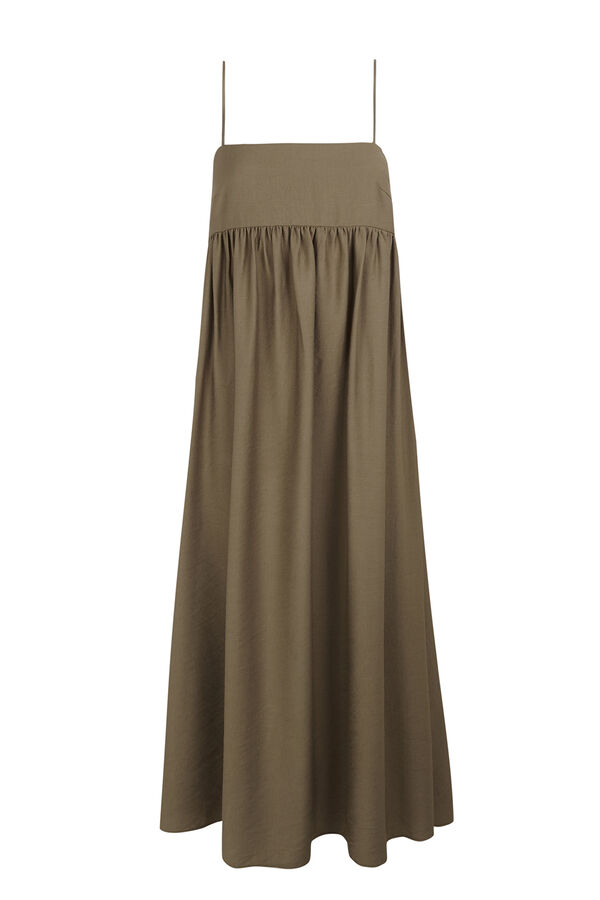 Hoss Intropia Asunci&oacute;n. Tie dress Khaki