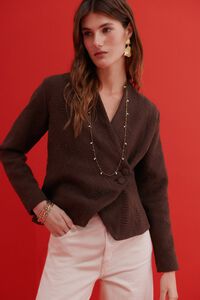 Hoss Intropia Edna. Chaqueta tejido jacquard