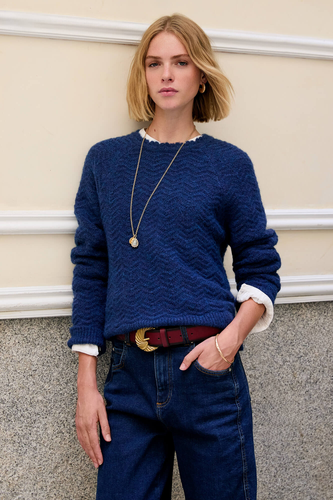 Hoss Intropia Ivonne. Jersey textura