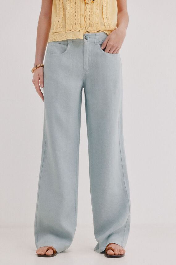 Paupa. Pantalón de lino