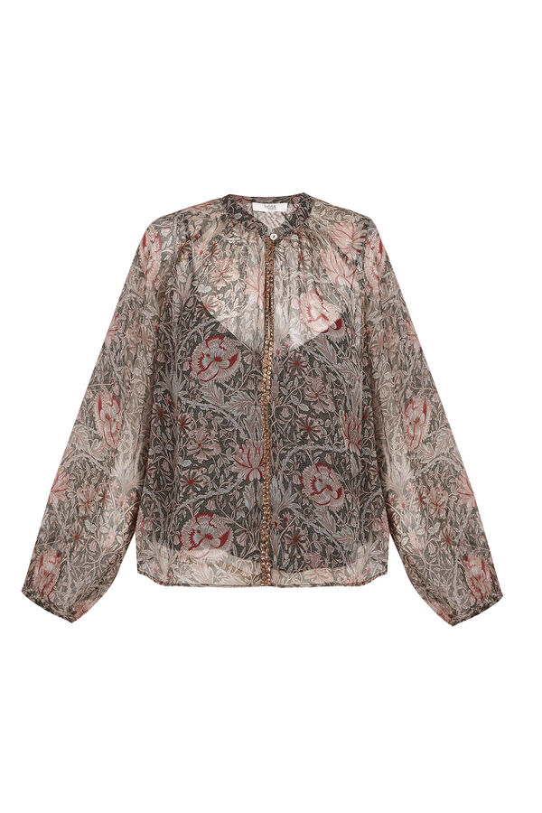 Hoss Intropia Carolina. Blusa estampada Verde