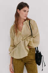 Hoss Intropia Guiomar. Boho blouse Khaki