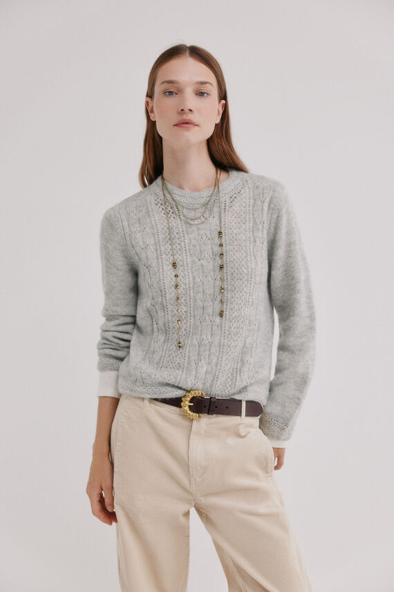 Inne.Jersey cuello subido