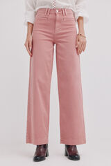 Hoss Intropia Berta. Vaqueros wide leg Rosa