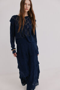 Hoss Intropia Renata. Saia midi em tricot