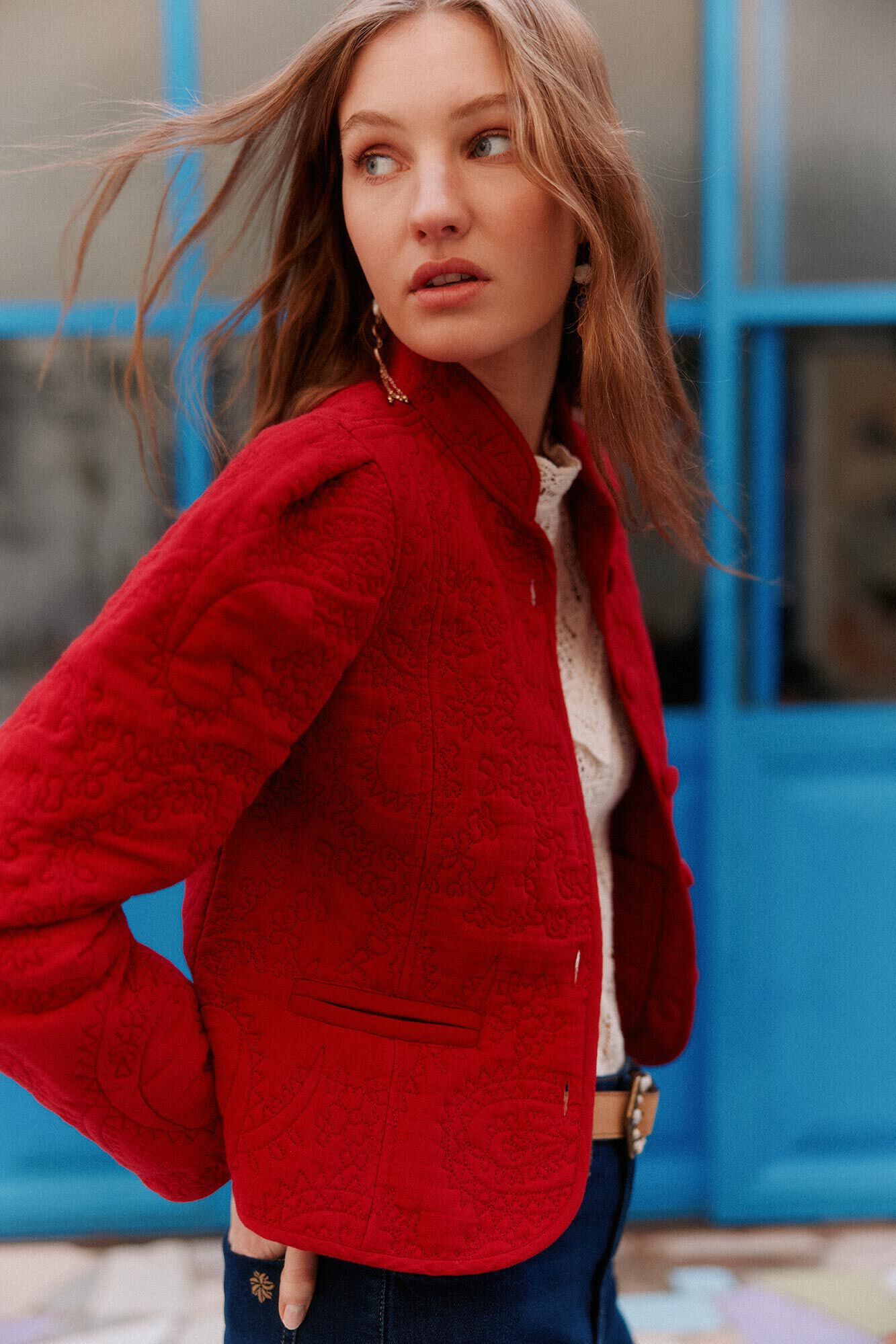 Hoss Intropia Elisa. Casaco acolchoado curto