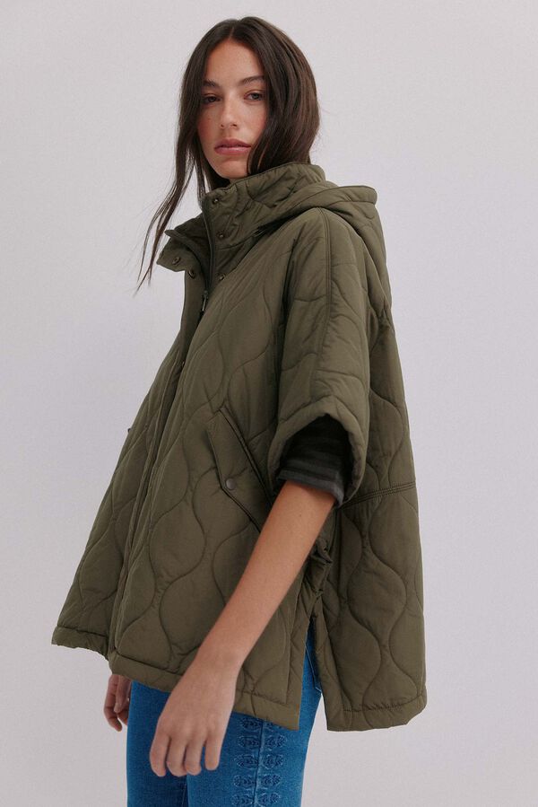 Hoss Intropia Diane. Chaqueta acolchada Kaki