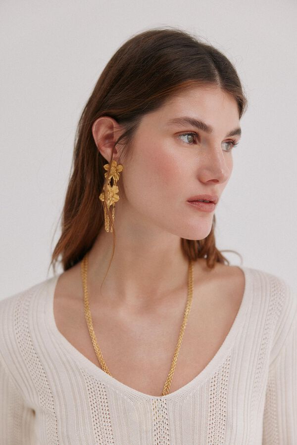 Hoss Intropia Ingrid. Top vazado Roxo