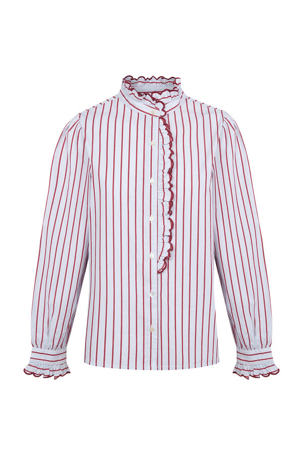 Hoss Intropia Camila. Blusa rom&acirc;ntica Azul