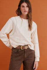 Hoss Intropia Mila. Moletom sweatshirt Beige