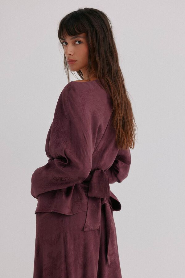 Hoss Intropia Glory. Blusa com estampado jacquard Granada