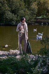 Hoss Intropia Prado. Cal&ccedil;a xadrez Ecru