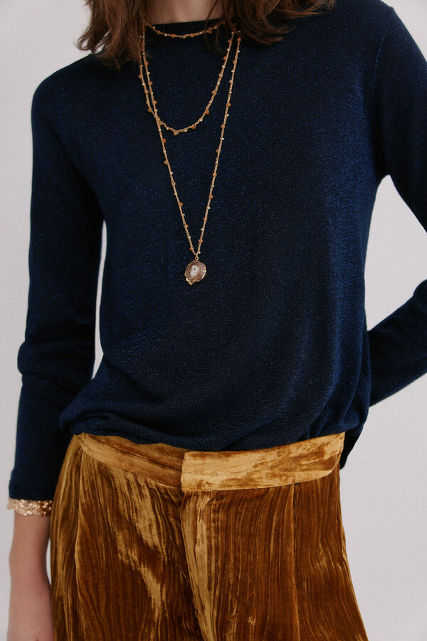 Hoss Intropia Ilda.. Camisola de l&uacute;rex Dourado