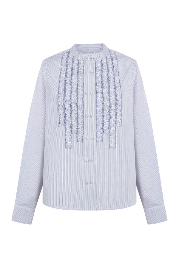 Hoss Intropia Carmen. Blusa manga comprida Azul