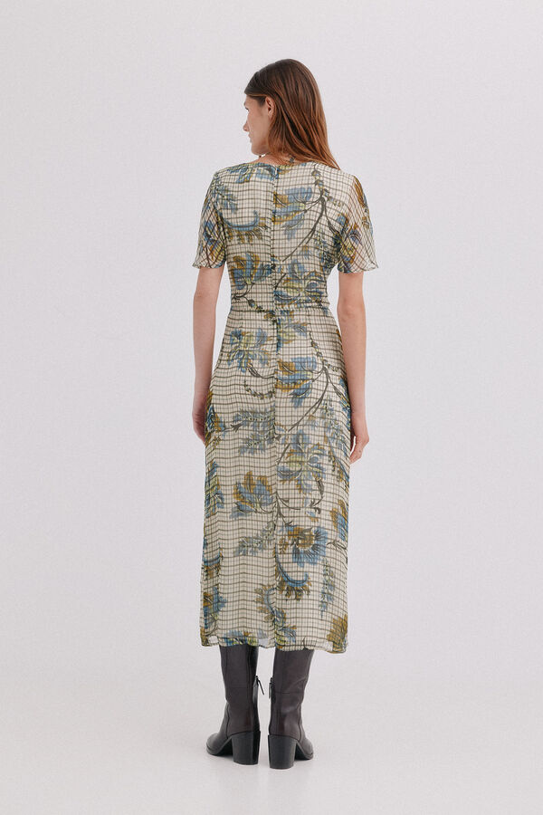Hoss Intropia Aline. Vestido estampado Multicolorido