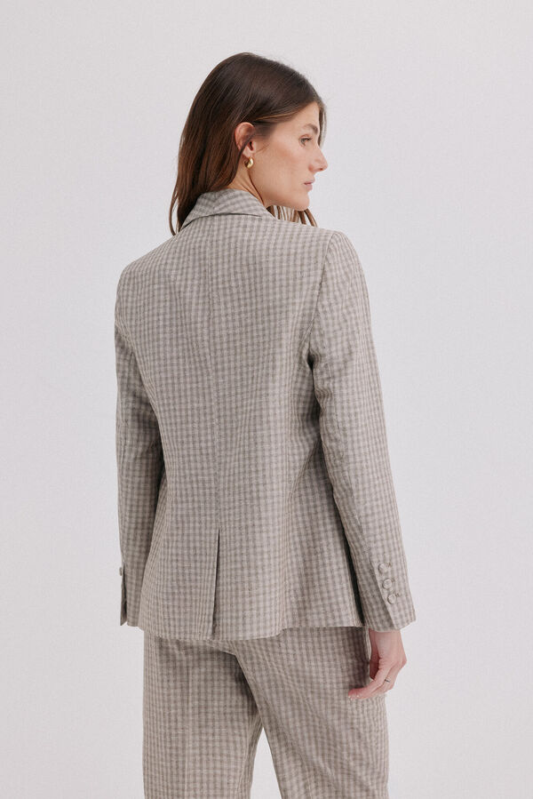 Hoss Intropia Eleanor. Blazer cruzado Ecru
