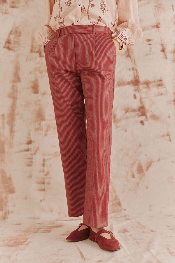Hoss Intropia Paloma. Calça riscas Granada