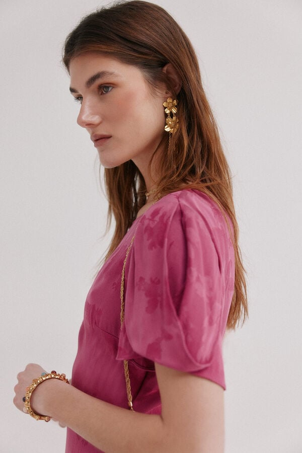 Hoss Intropia Aina. Vestido jacquard Subiu