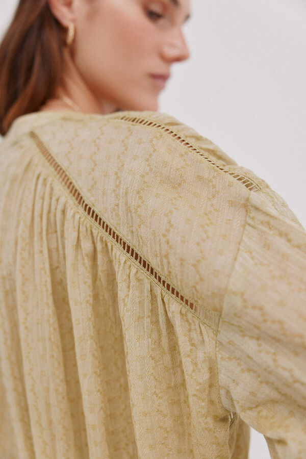 Hoss Intropia Guiomar. Boho blouse Khaki