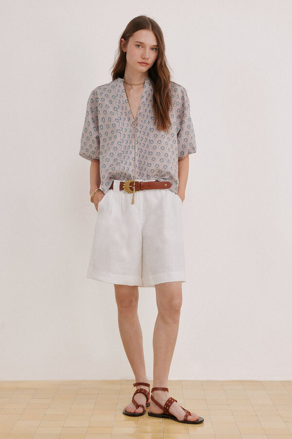 Hoss Intropia Constanza. Blusa estampada Roxo