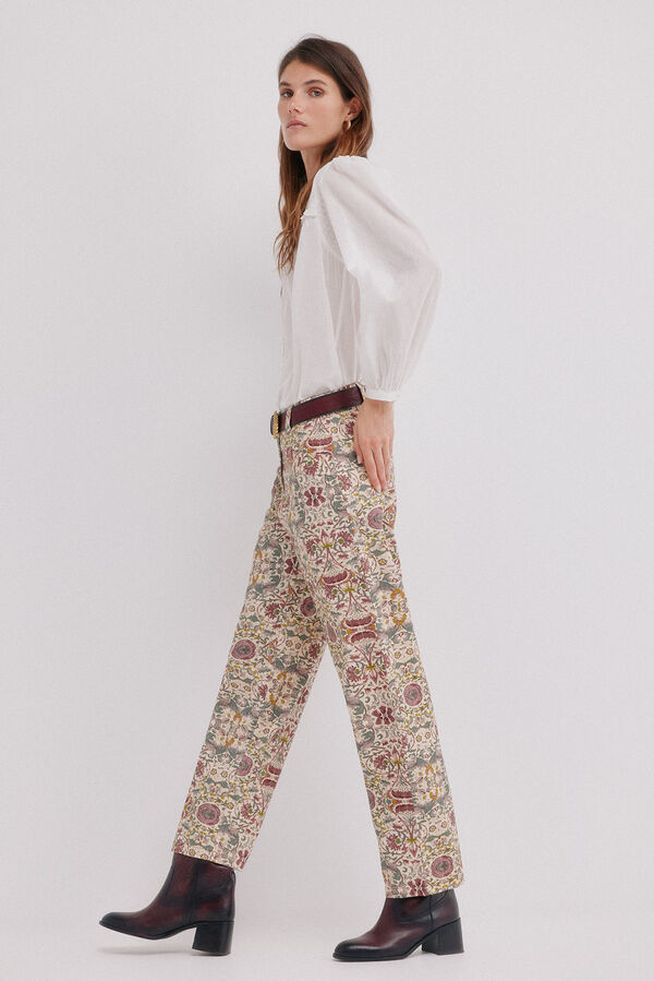 Hoss Intropia Cecile. Embroidered blouse White