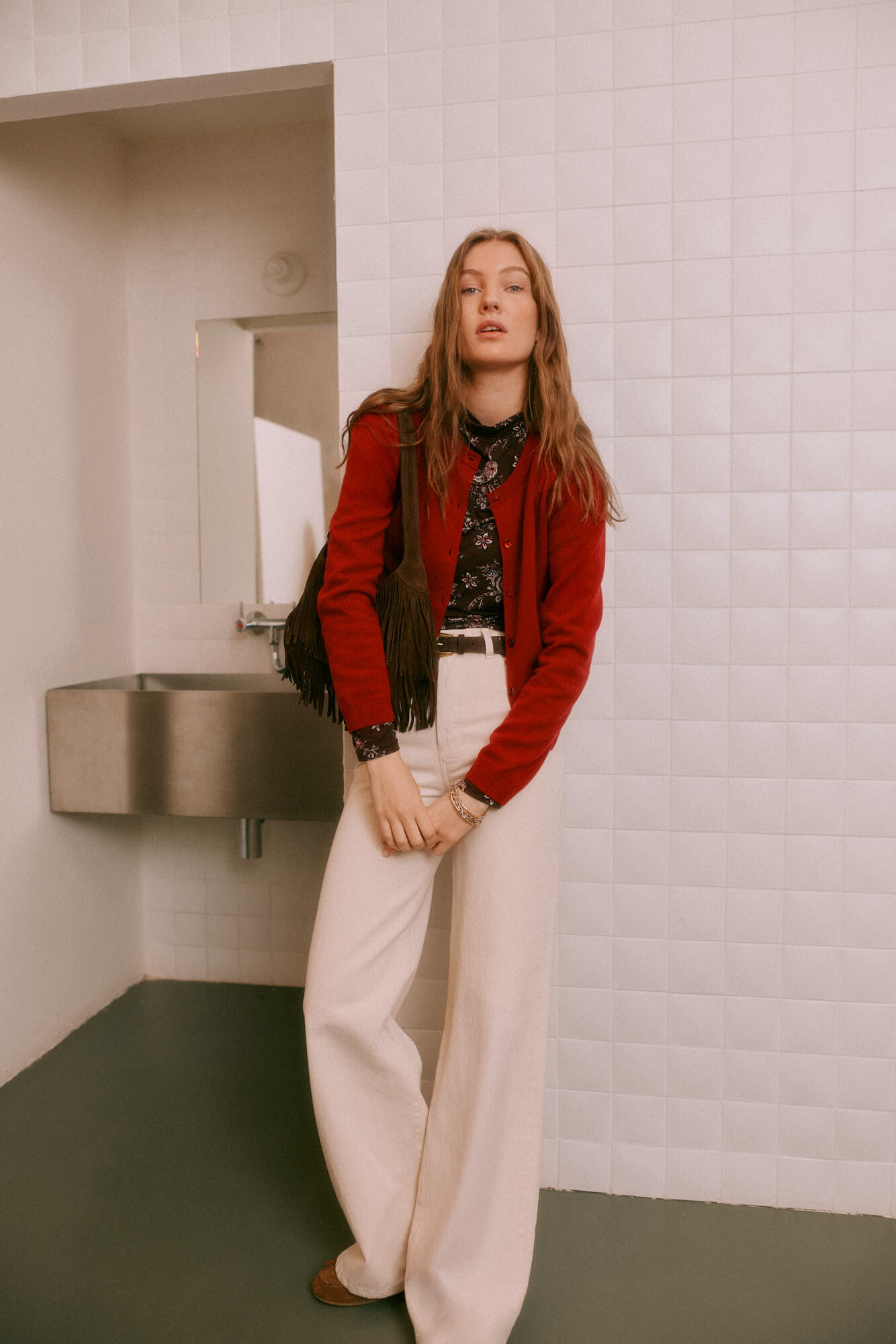 Hoss Intropia Bahiana. Jeans de perna larga