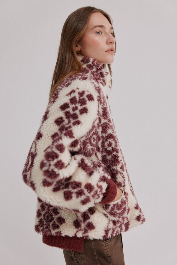 Hoss Intropia Dena. Desportiva estampado Ecru