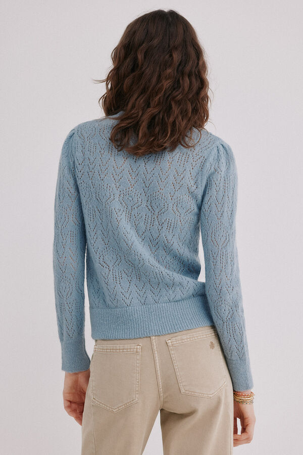 Hoss Intropia Ibbie. Camisola rendada Azul