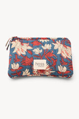 Hoss Intropia Lucina. Carteira estampada acolchoada Azul