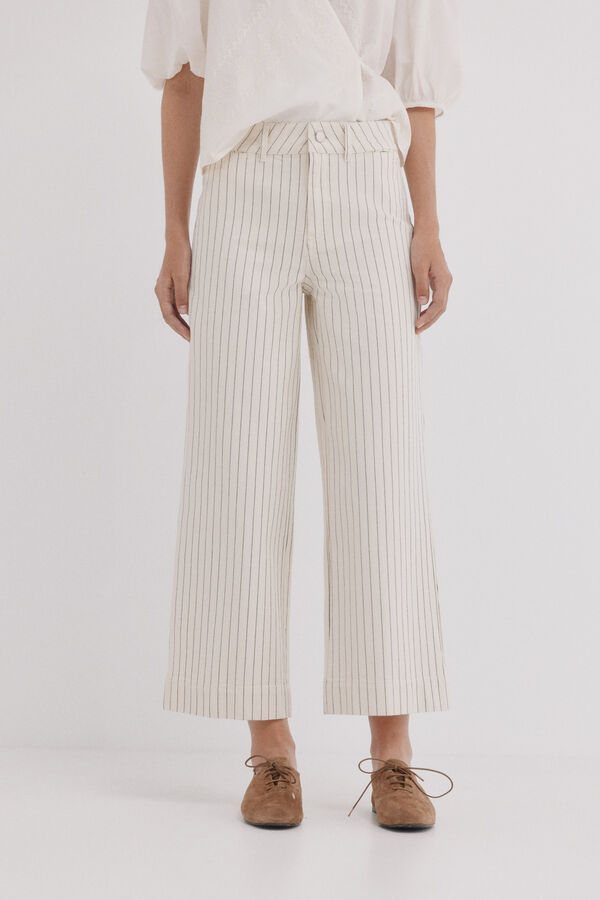 Hoss Intropia Belinda. Jeans retos Ecru
