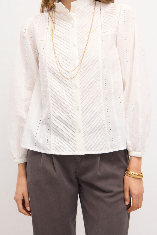 Hoss Intropia Claire. Drawstring blouse White