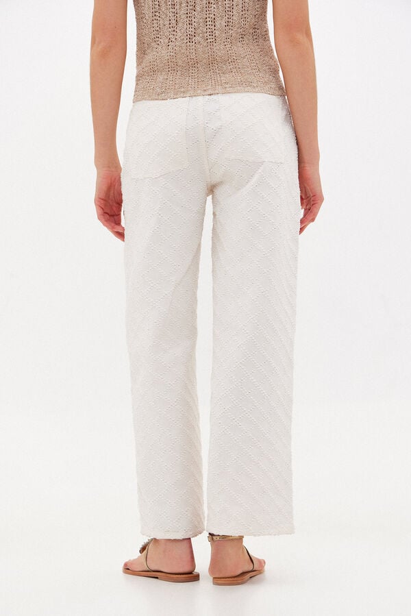 Hoss Intropia Paulina. Wide-leg trousers with pockets White