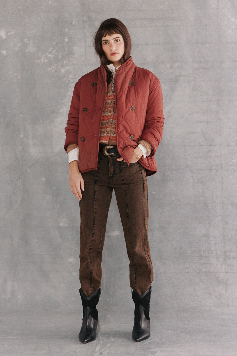 Cortefiel Chaqueta acolchada con botones Oferta especial Ropa