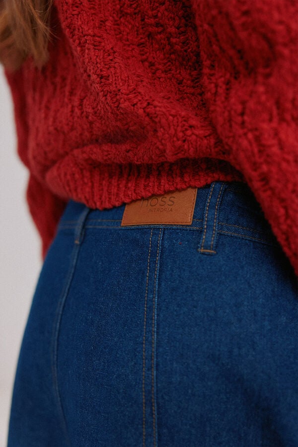 Hoss Intropia Regina. saia denim Azul