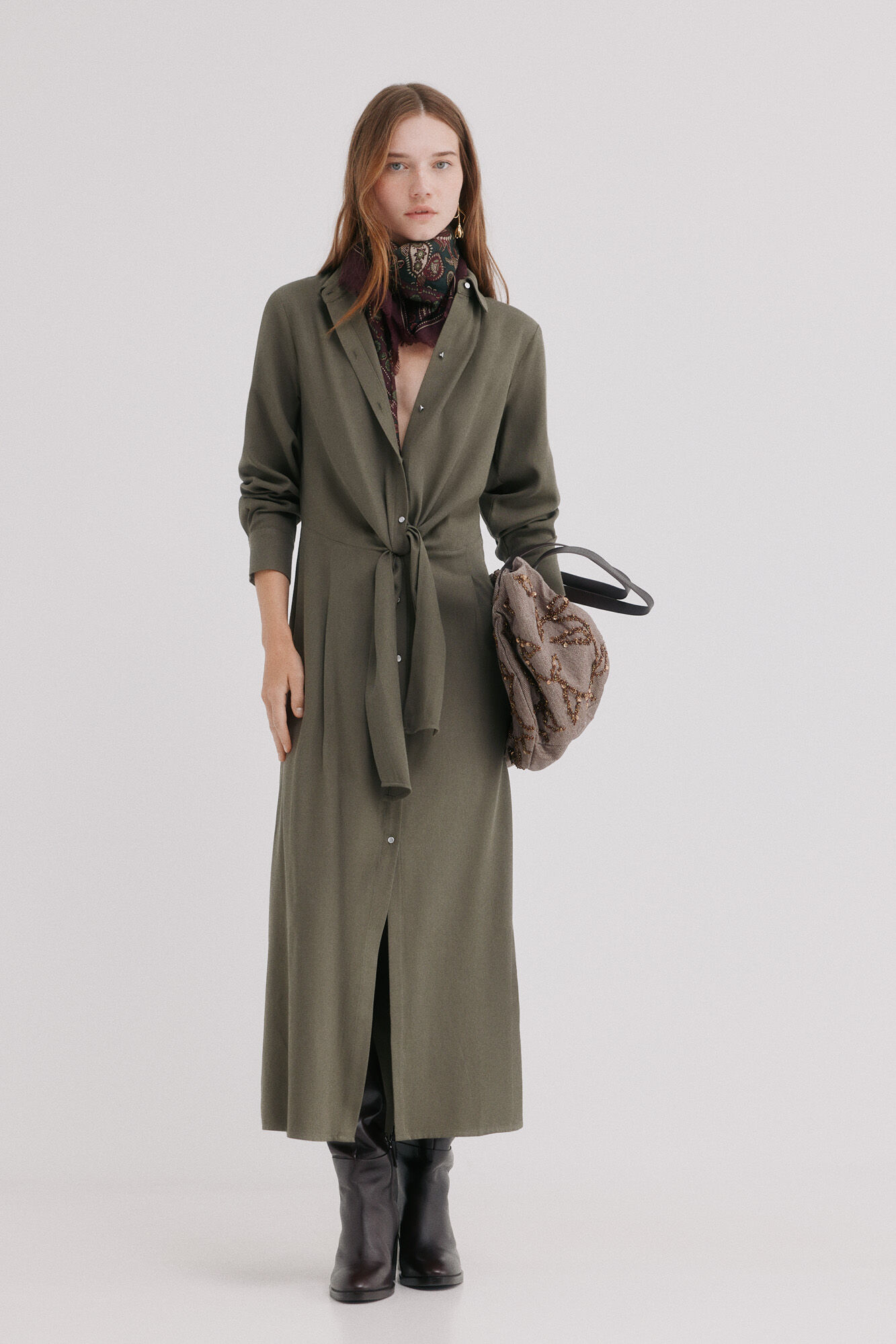Hoss Intropia Amara. Vestido camiseiro