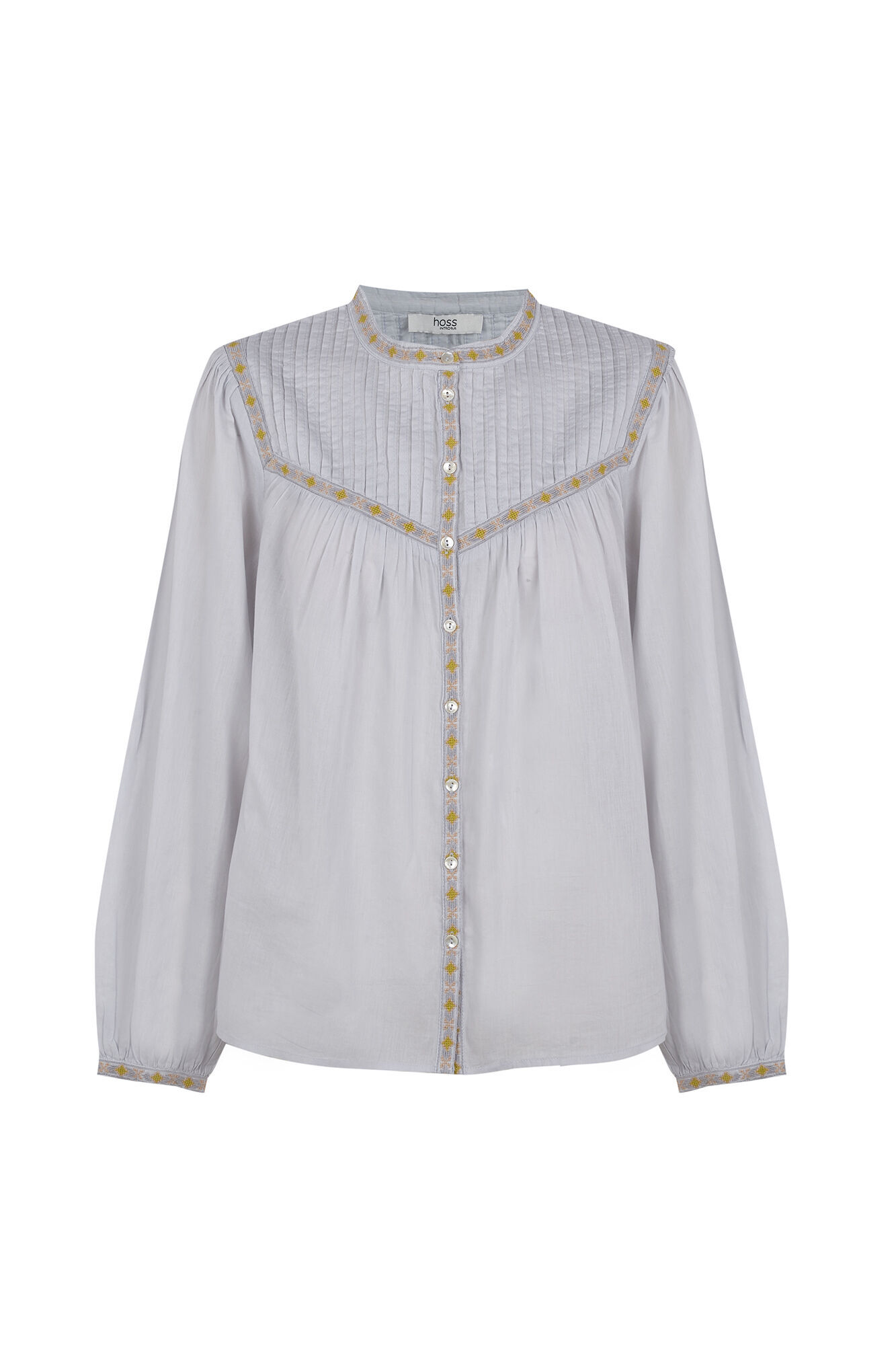 Hoss Intropia Catia. Blusa com pregas