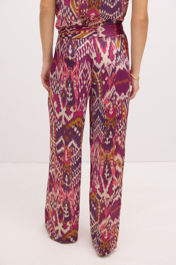 Hoss Intropia Pandra. Printed flowing trousers Several