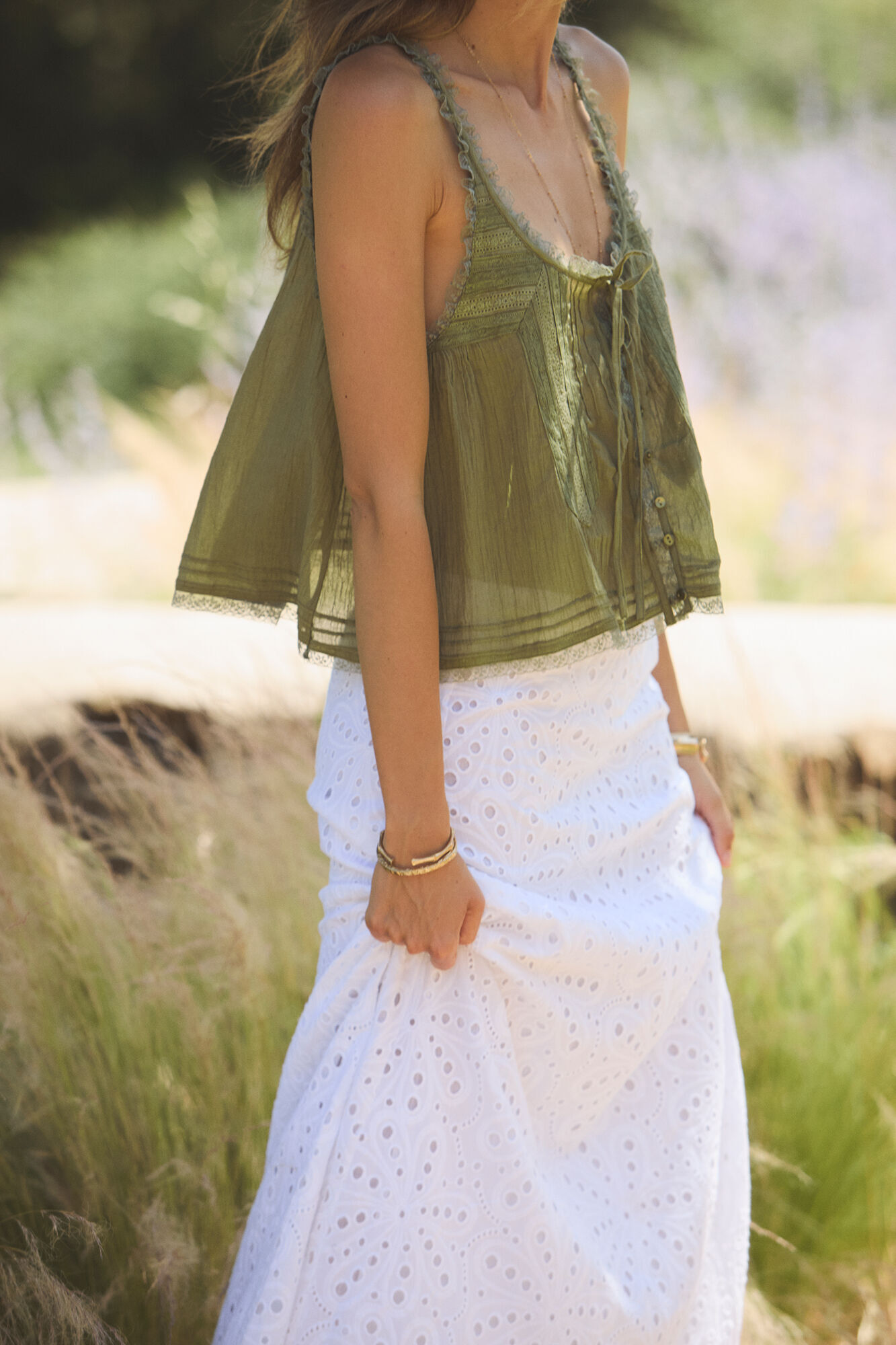 Hoss Intropia Camila. Blusa de lingerie