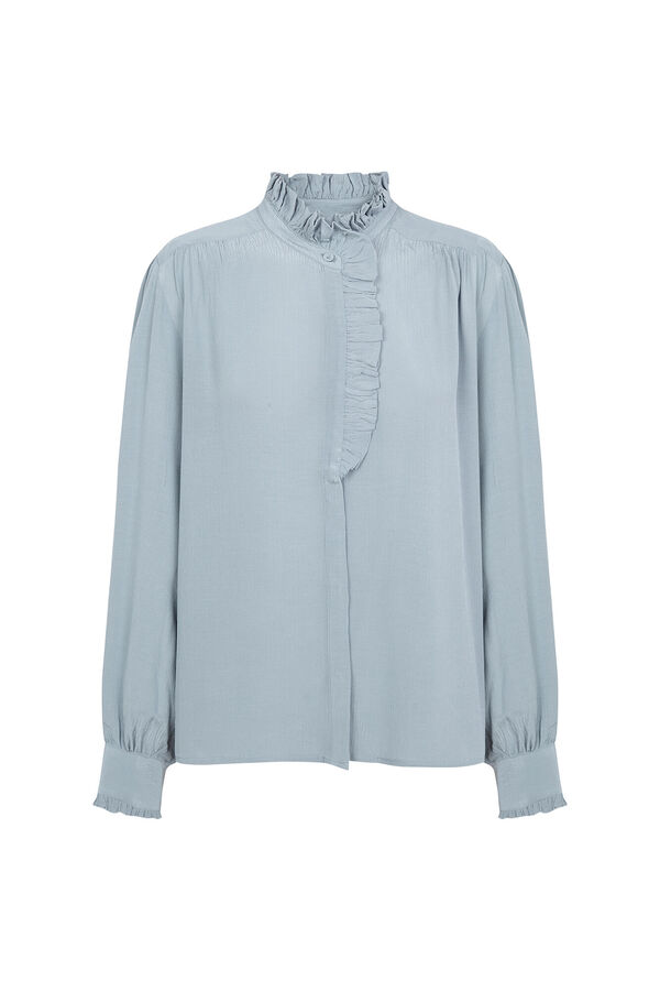 Hoss Intropia Carlota. Blusa rom&acirc;ntica Azul