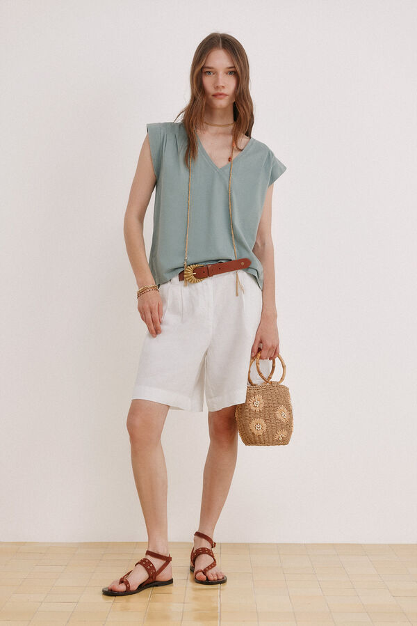 Hoss Intropia T-shirt lavada Manuela Azul