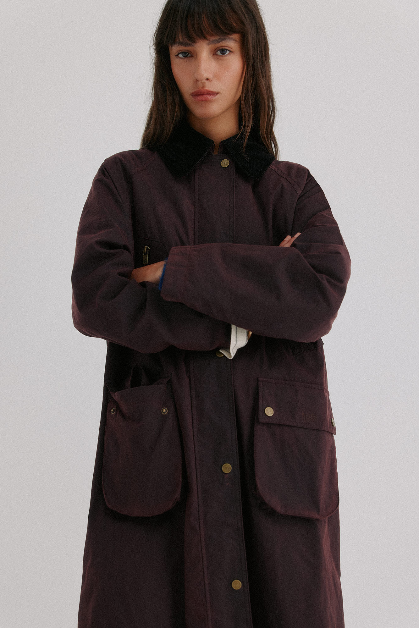 Hoss Intropia Damaris. Trench with pockets