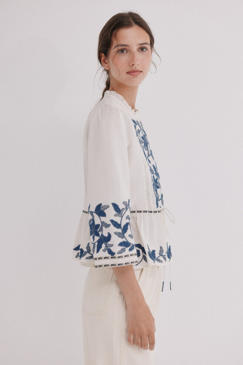 Hoss Intropia Cordelia. Blusa bordados